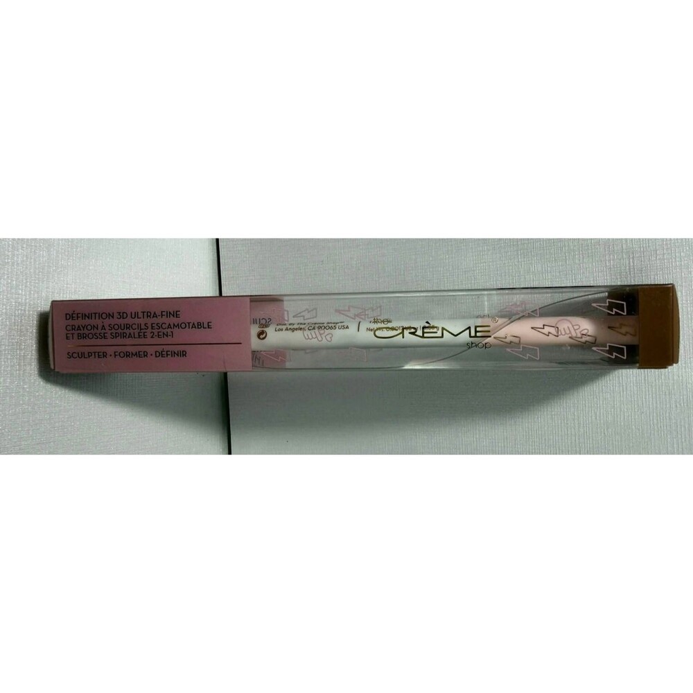 The Crème Shop – 3D Ultra‑Fine Retractable Brow Pencil (Taupe)